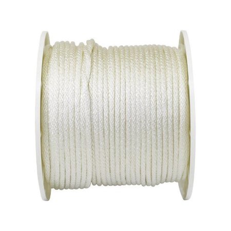 CLEAN ALL G1020S0500S Solid Braided Nylon Rope Spool White - 0.31 in. x 500 ft. CL2191005